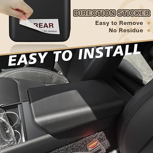 Miniatura 291 de Muslogy Funda de consola central compatible con Honda Pilot 2023 2024 2025, 2024 2025 2026 Ridgeline/Passport Accesorios para apoyabrazos, tapa