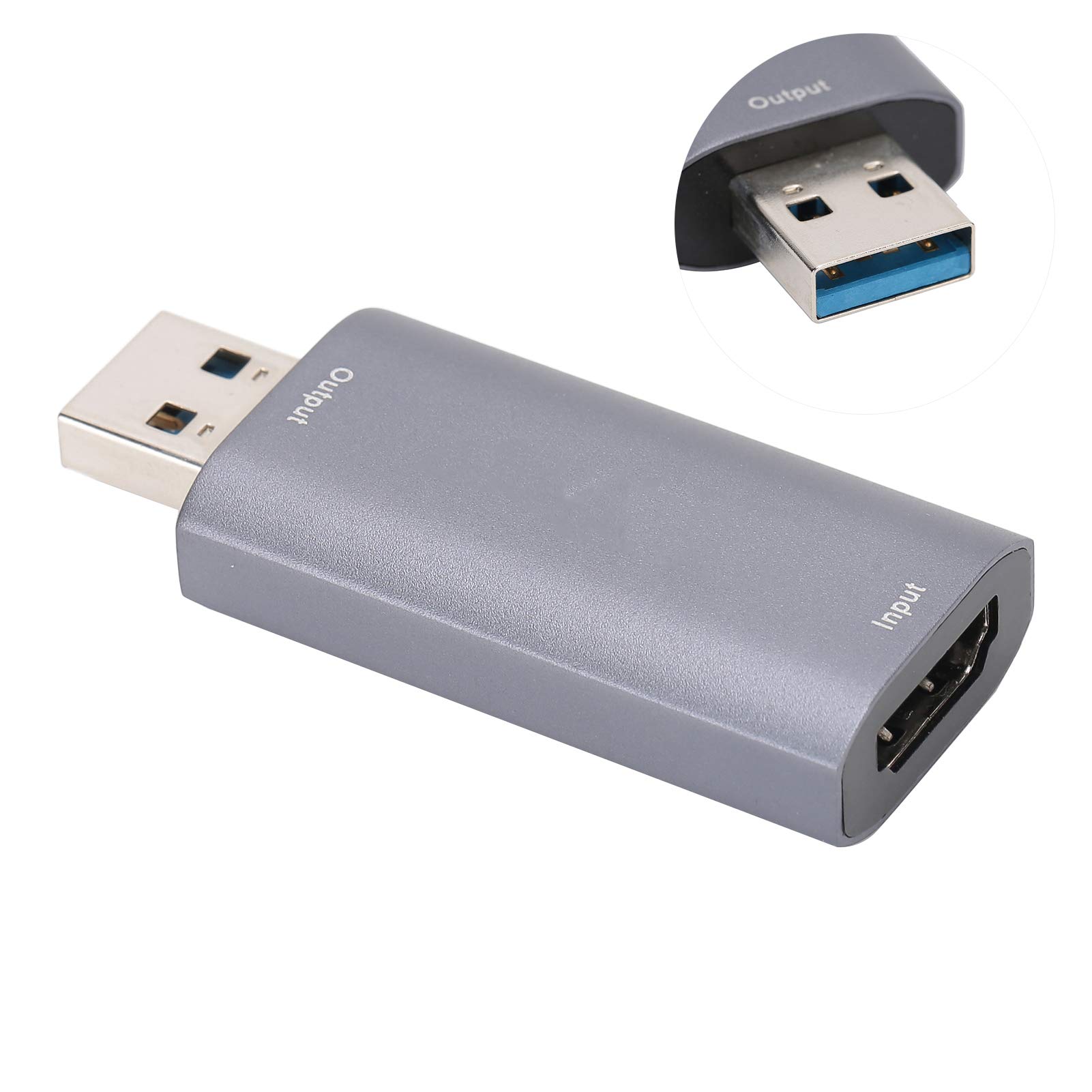 Z26 Audio Video Capture Card HD 4K HDMI USB 1080P Portable Aluminum Alloy Black for Android Linux MacOS