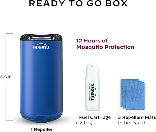 Miniatura 6 de Thermacell Repelente de mosquitos para patio incluye repuesto de 12 horas repelente de mosquitos altamente eficaz para patio alternativa de espray