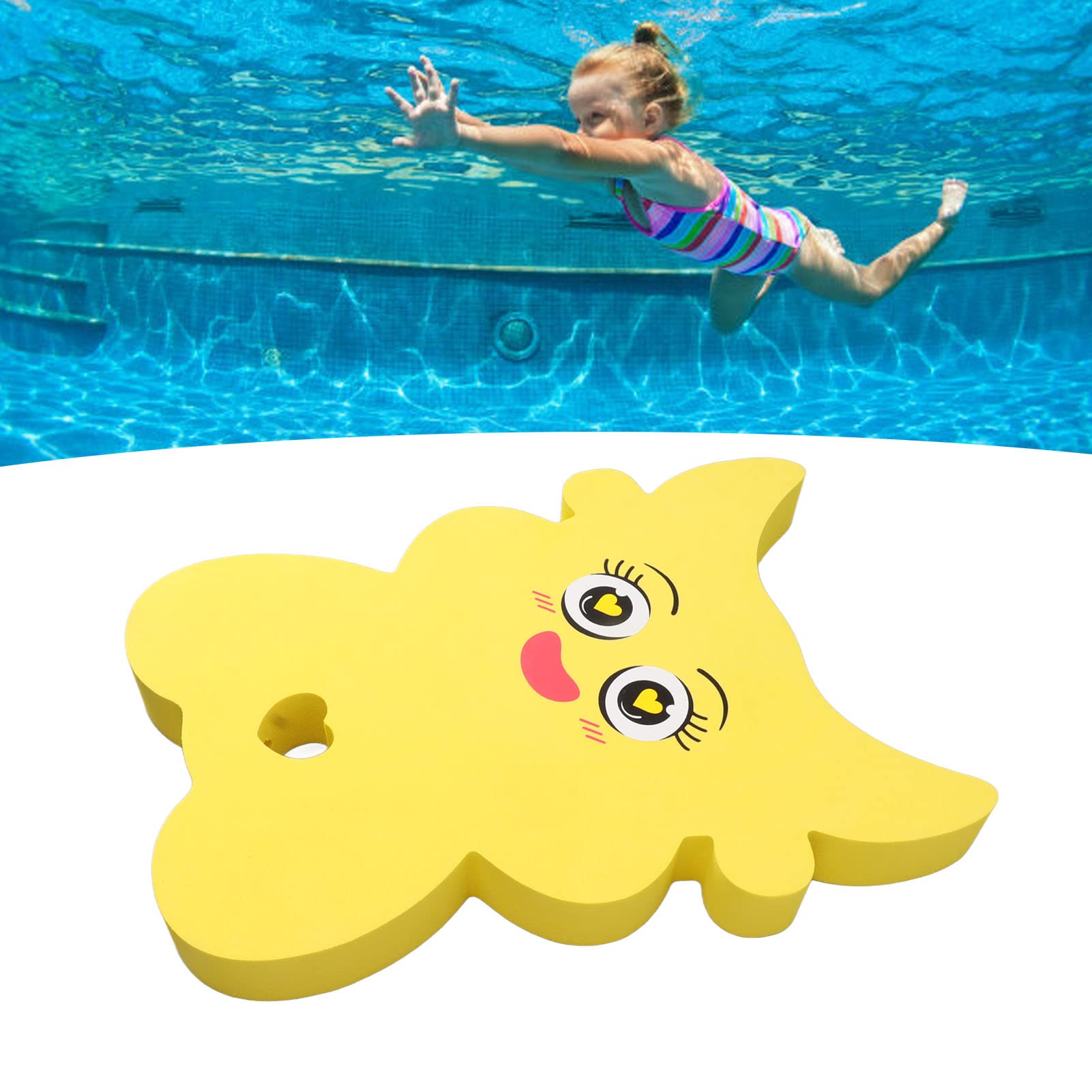 Tabla de natación Kickboard, Tabla de Entrenamiento de natación con Forma Bonita para Ejercicio de niños