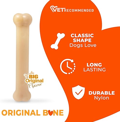 Miniatura 4 de Nylabone Dura Chew Souper Mantequilla de hueso de perro