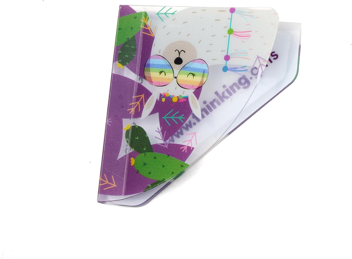 Thinking Gifts Magnetic Bookmark for Reading - Pink Flowers image 4