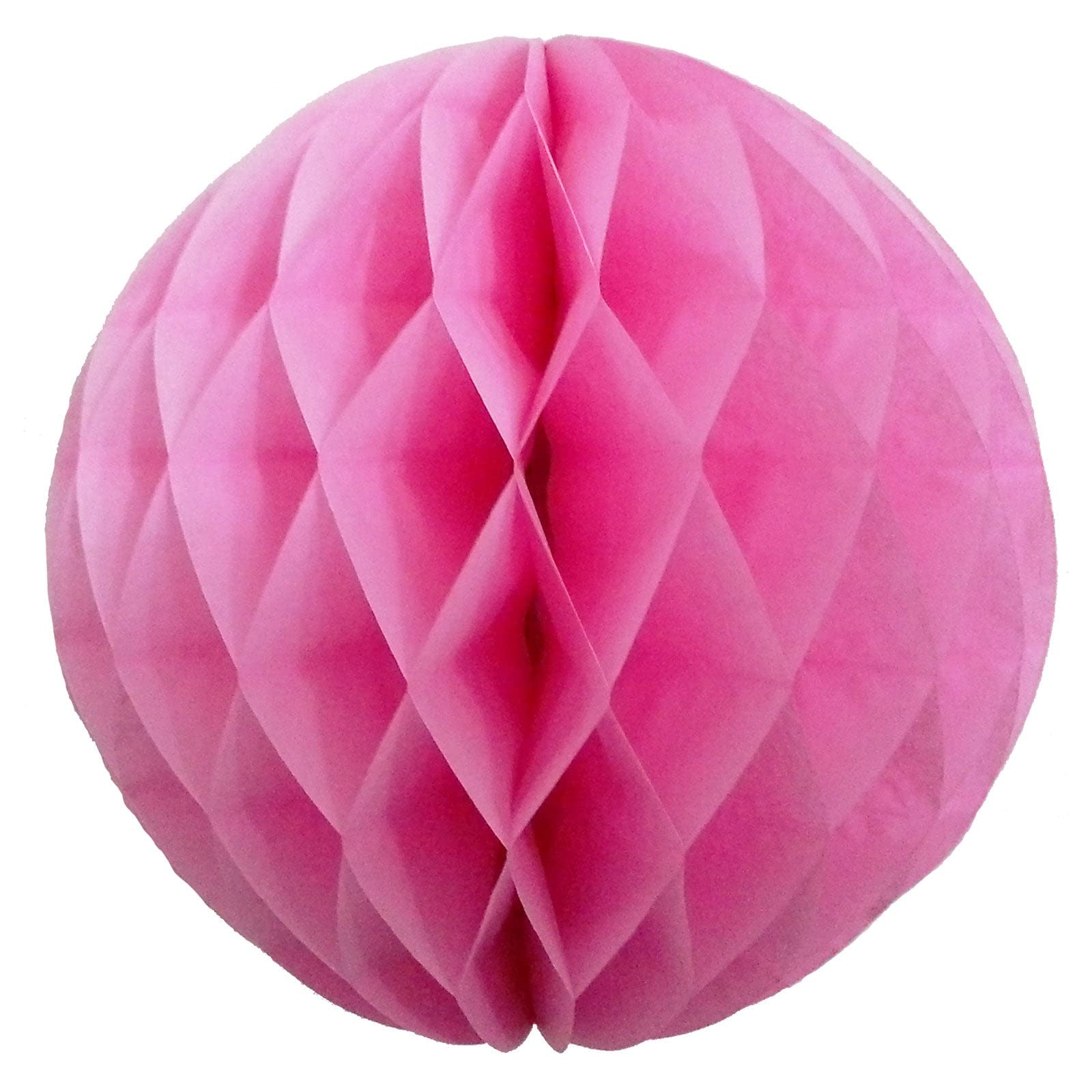 Pack of 5 Paper Honeycomb Balls [Light Pink, 25cm / 10"]