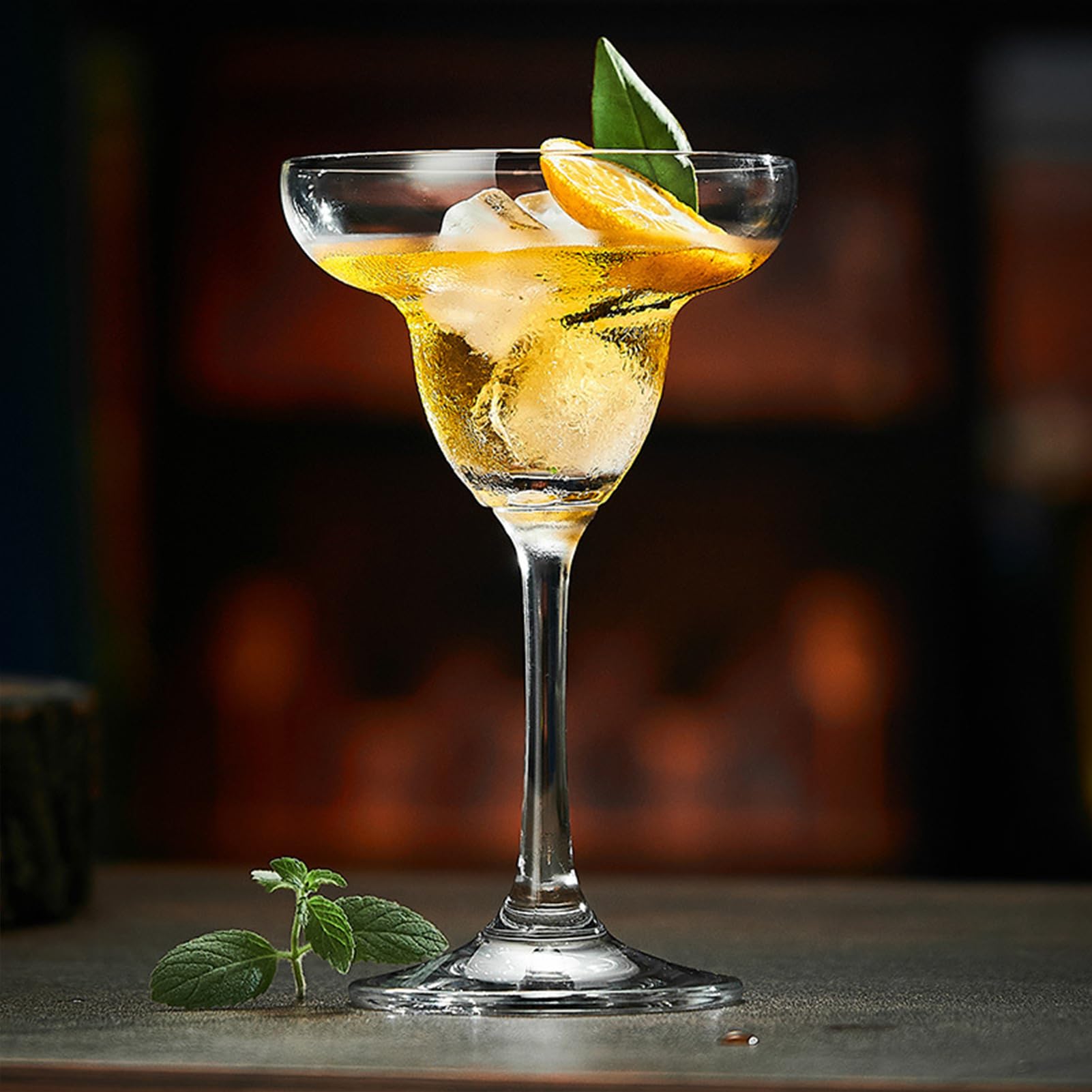 Lot de 25 verres à margarita en plastique transparent, parfaits pour les fêtes, les martinis et les cocktails