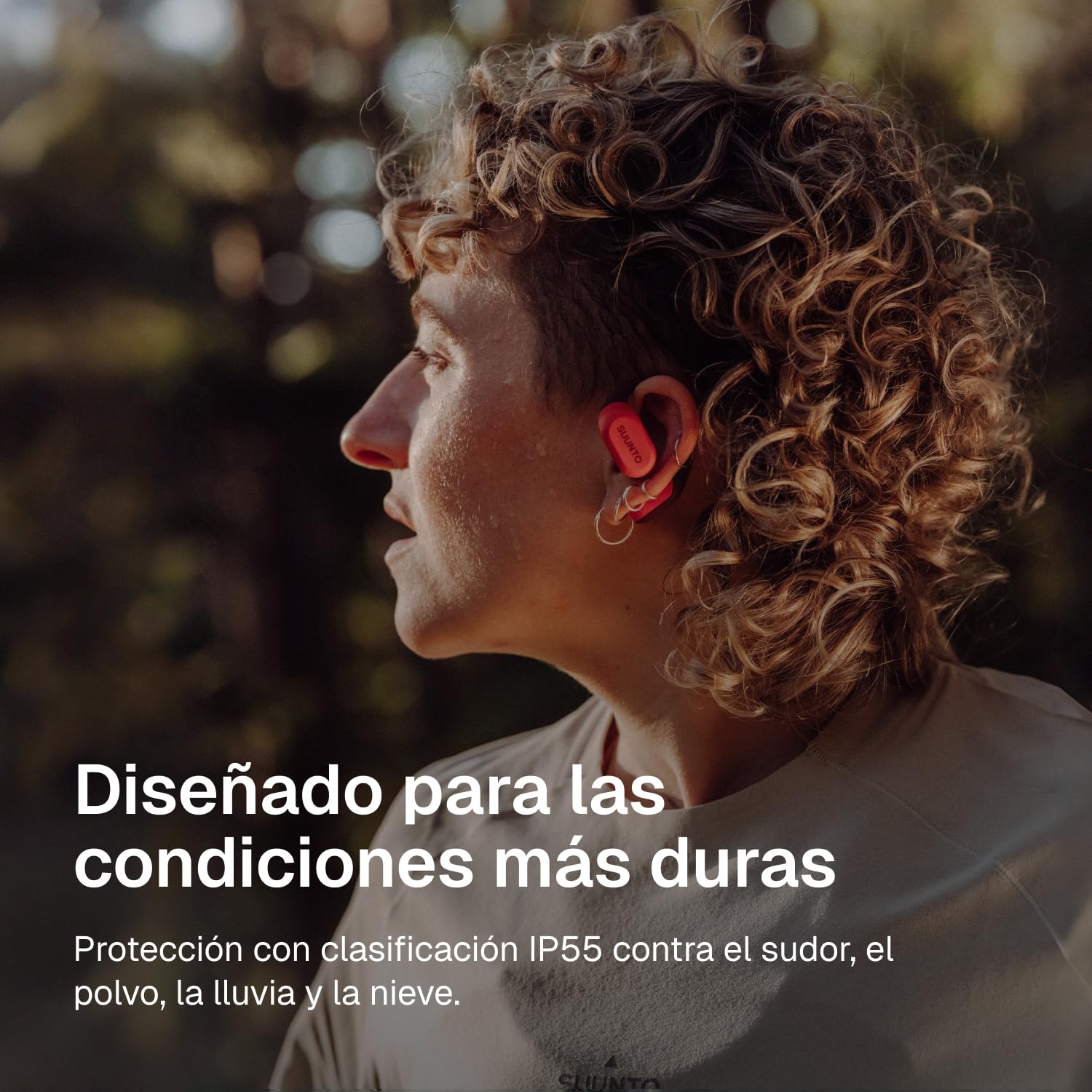 SUUNTO Spark Auriculares Abiertos de conducción ósea IP55 | 36 horas de reproducción, Bluetooth 5.4, control de movimiento de la cabeza, app SUUNTO