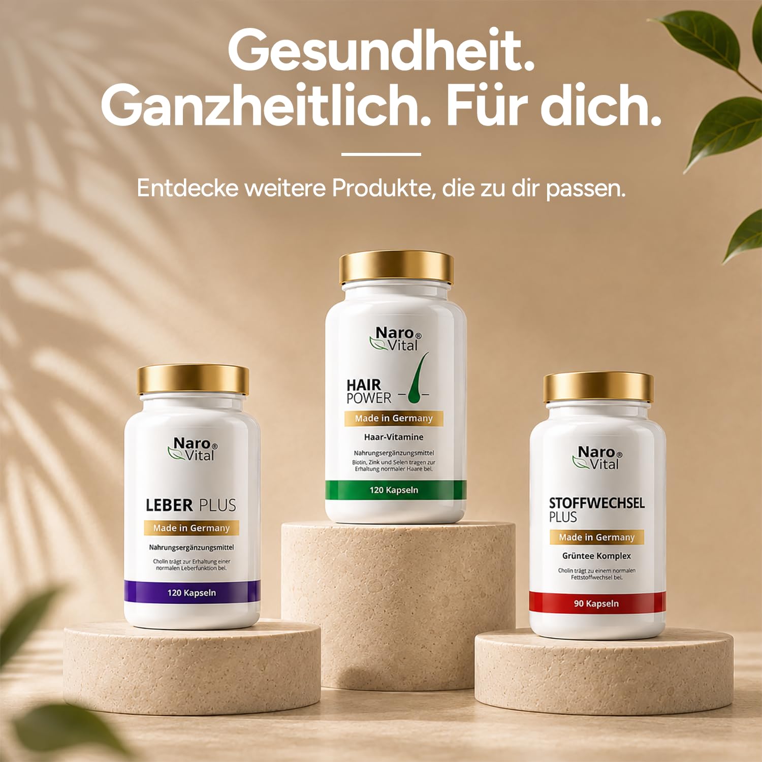 Haar Vitamine Haarausfall - 120 Kapseln I Hochdosiert mit Biotin, Zink, Selen, OPC, Hirse-Extrakt (reich an Silizium und Kieselerde) ohne chemische Haarwuchsmittel I Haarvitamine für Haar- & Bartwuchs