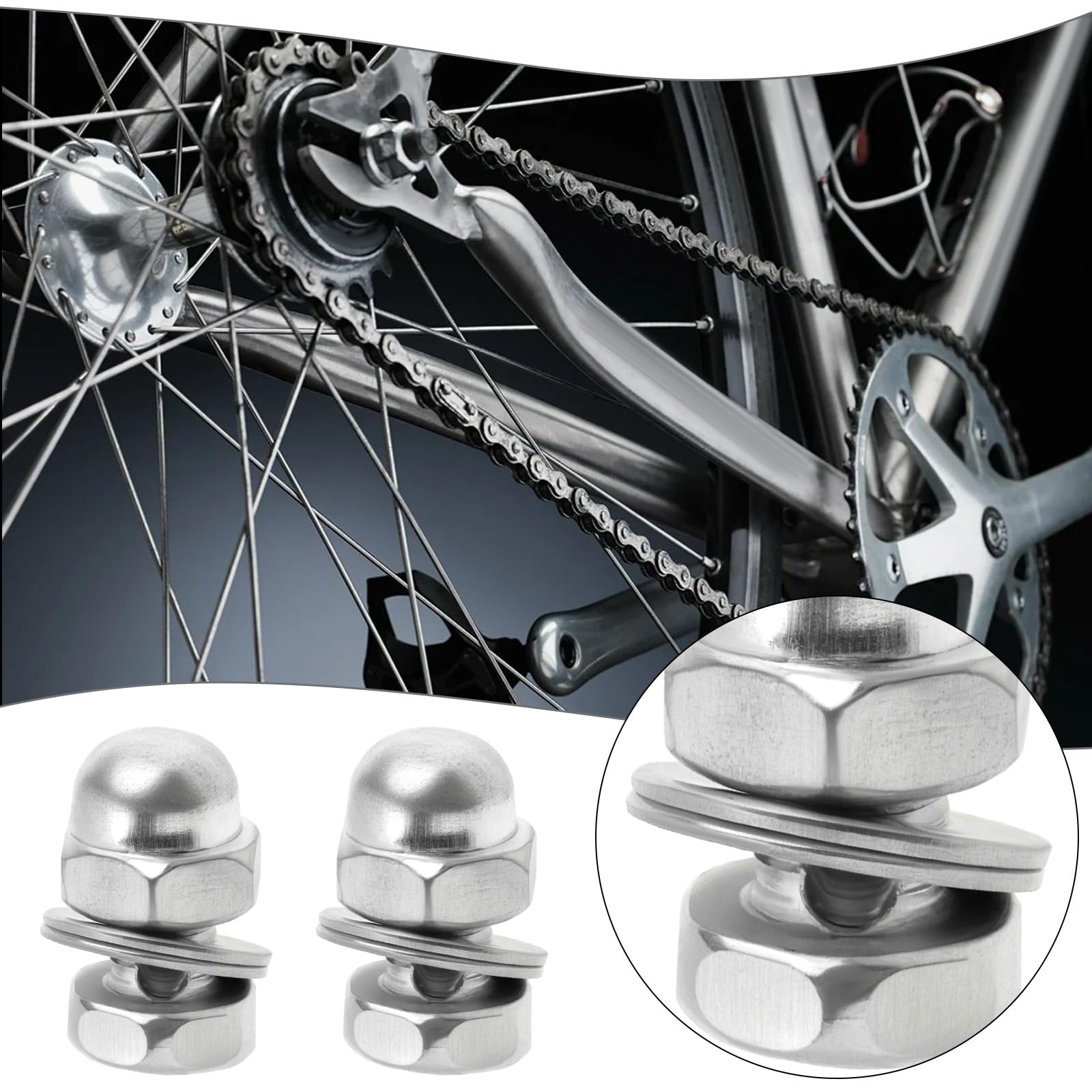 SG Store 10x Bullone Di Ancoraggio Per Cavo Freno Bicicletta 2,5 Mm Viti Di Ancoraggio Per Pinza Freno Bicicletta Vite Di Serraggio Cavo Per Cavi Freno 5,5 Mm Argento