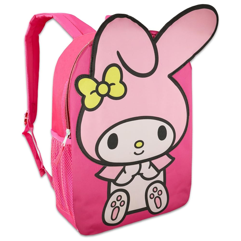 バックパック・リュック MARITHE X MY MELODY CLASSIC LOGO STRING BACKPACK pink MARITHE X MY MELODY CLASSIC LOGO STRING BACKPACK pink
