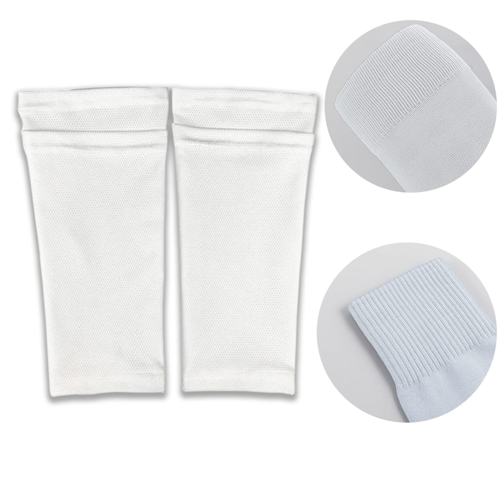 Espinilleras de fútbol EVA con Mangas de Alta Elasticidad y Velcro para niños