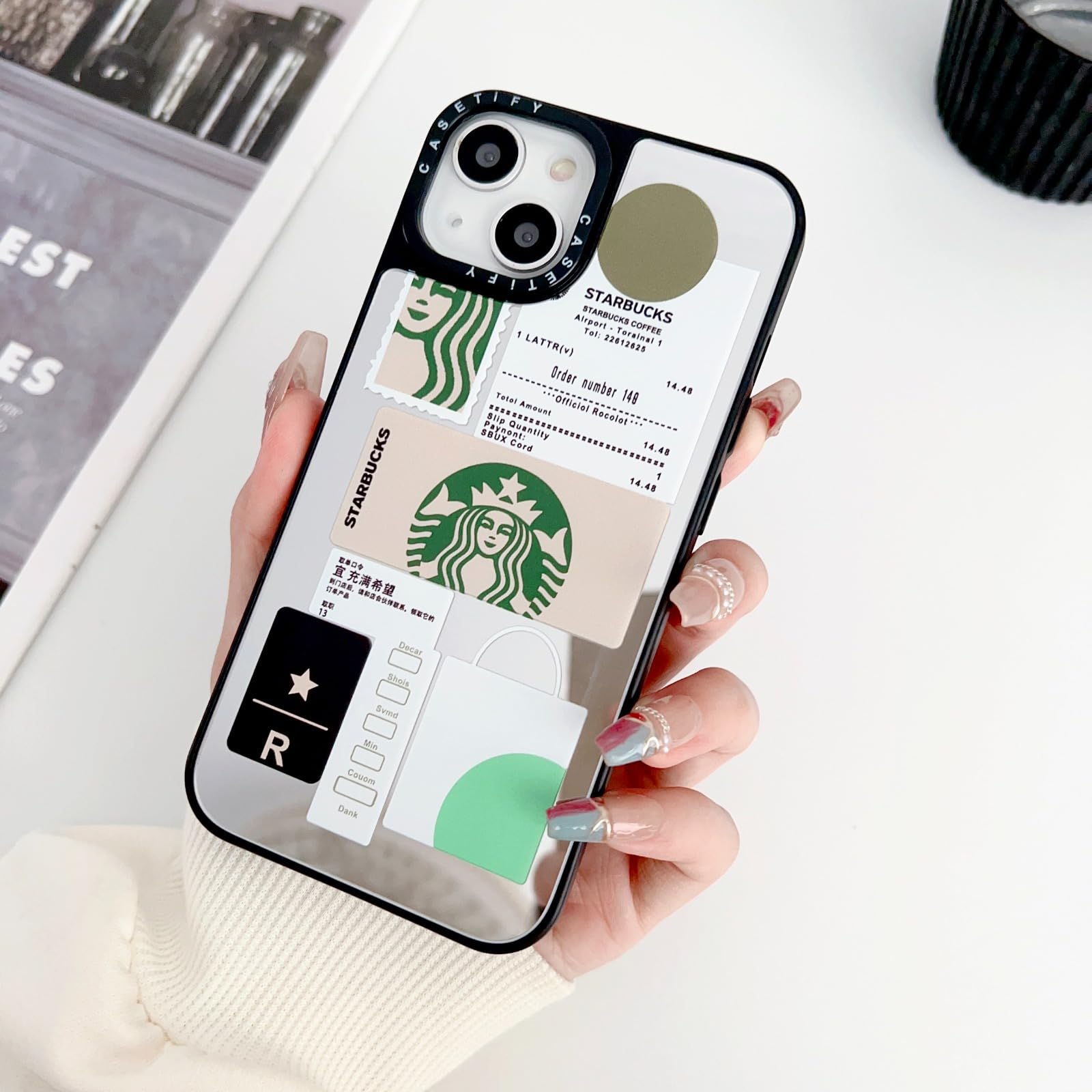 Mannat Designed Cover Case Compatible for iPhone 15 Cover | Stylish and Elegant Hybrid Camera and Drop Protection Back Cover Case (Star, Multicolor) (B0D6WFL9H9) Amazon Price History, Amazon Price Tracker