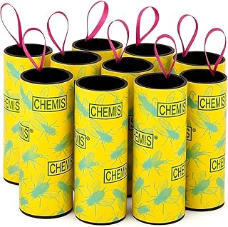 Fly Traps for Indoors Outdoor,Fly Tape,Fly Tape Paper,Fly Paper Strips Sticky Hanging,Fly Tape Catcher,Fly Catcher for Flies, Mosquito,Gnats,Moths, Flying Insects