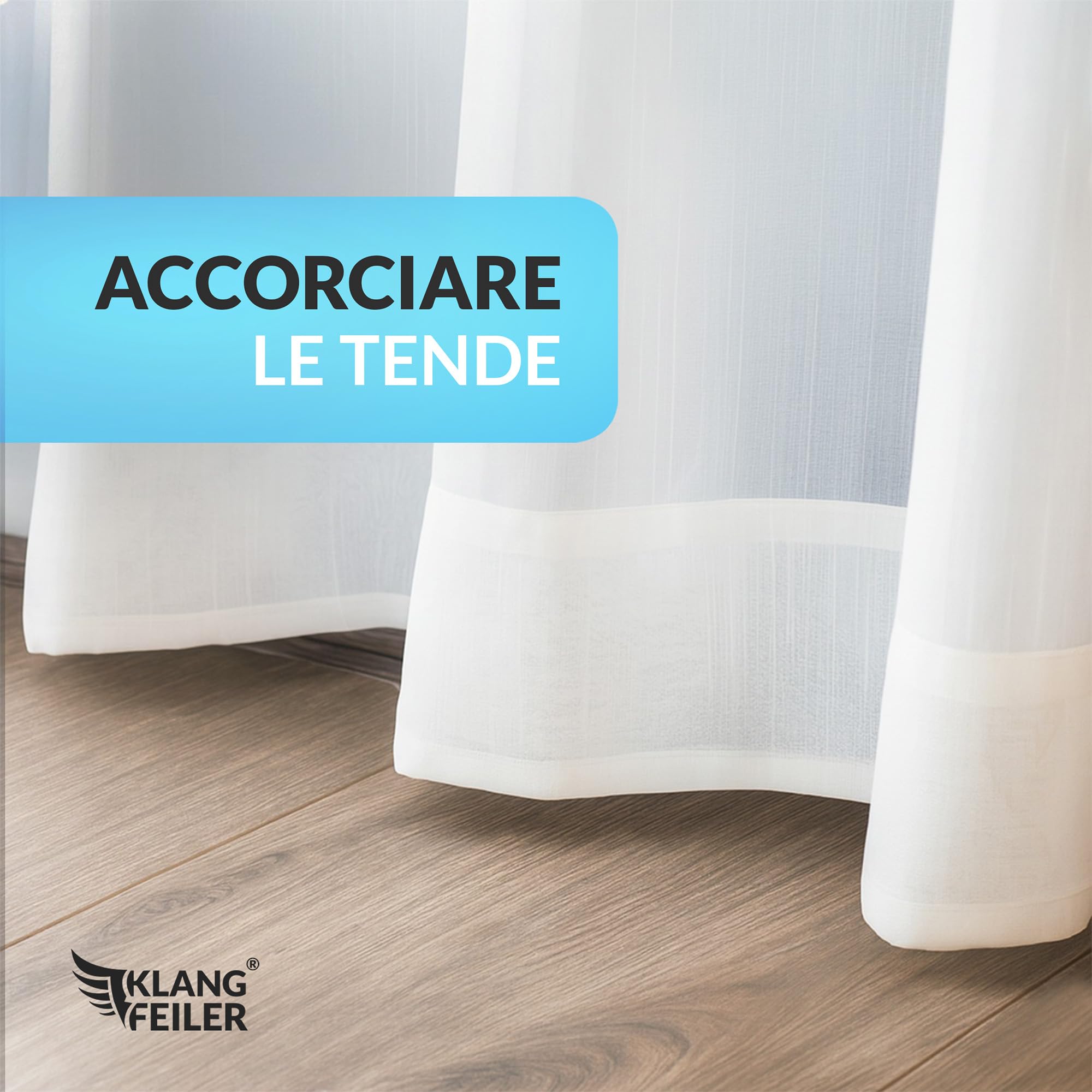 Klangfeiler® Nastro termoadesivo - Orlo termoadesivo - 30 metri- 20mm - adesivo - termoadesivi per tessuti - Non è Necessario Cucire-Nastro