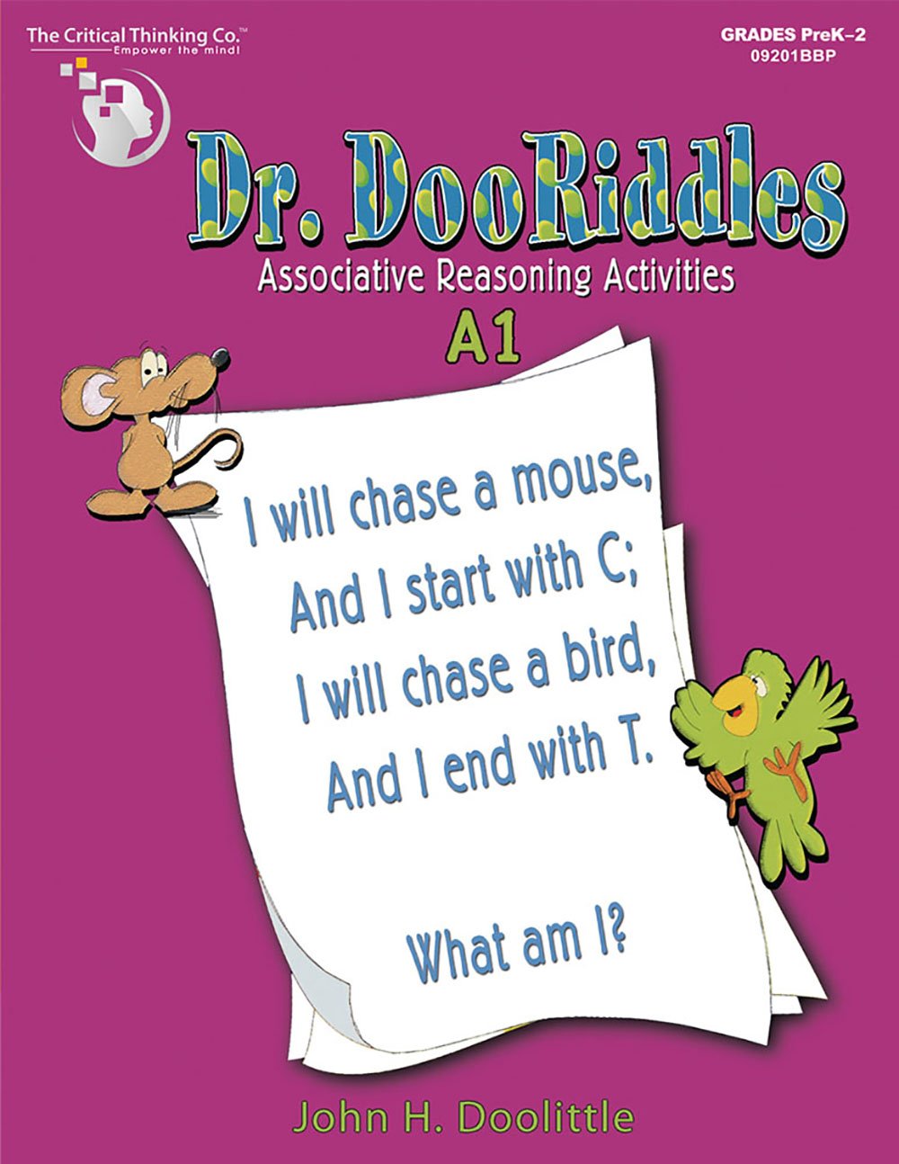 Dr. DooRiddles A1 Workbook - Associative Reasoning Activities (Grades PreK-2)