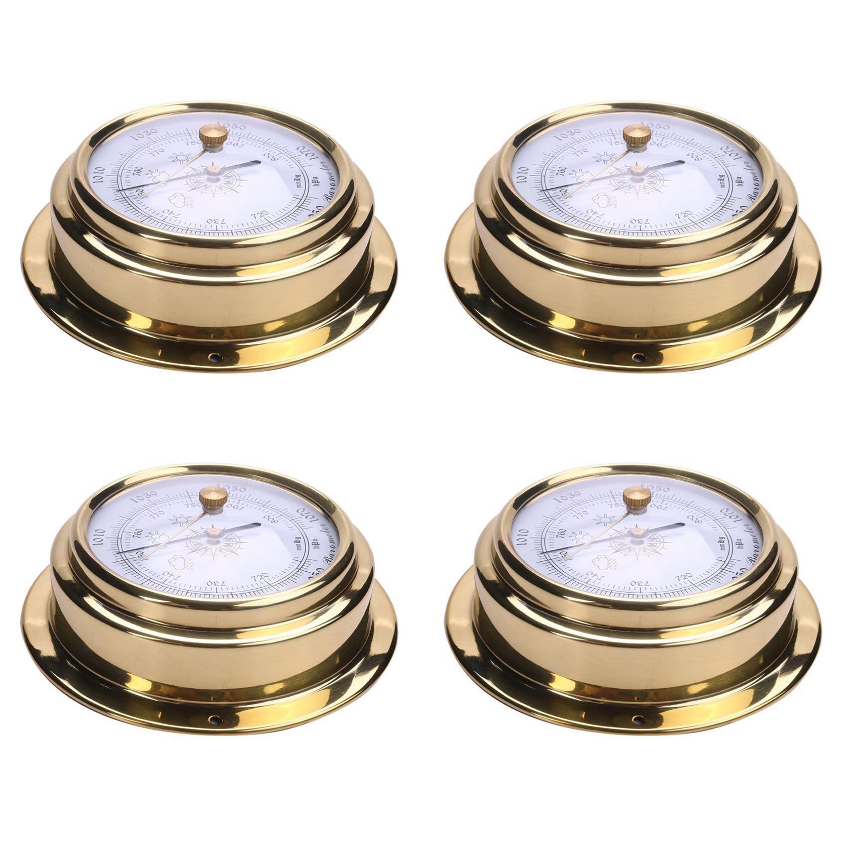 Hfgdnchva 4X B9193 Multifunctional Household Weather Station Aneroid Barometer