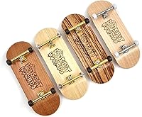 Vista 7 de SPITBOARDS® 34 mm Diapasón de madera completo Pro Set-Up (preensamblado, 5 capas), ejes Pro, ruedas con cojinetes CNC, cinta de agarre de espuma