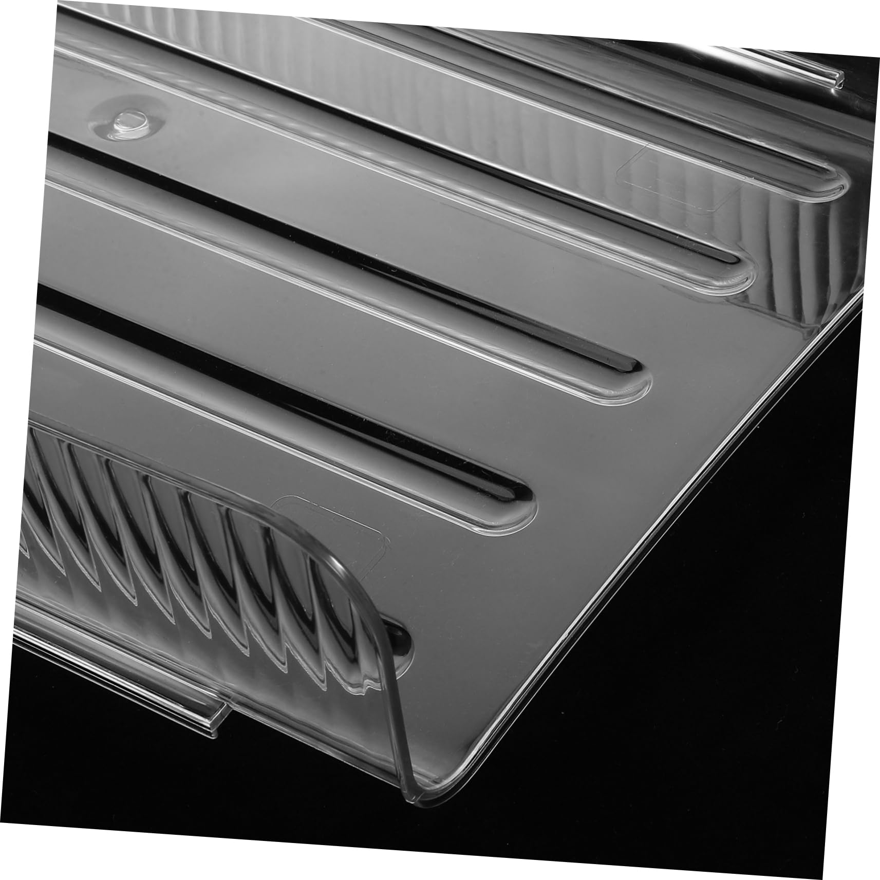 NUOBESTY Portadocumenti da Scrivania Impilabile A4 4 Pezzi in Plastica | Organizer per Fogli, Uso Casa e Scuola, Design Salvaspazio, Semplice e Stiloso