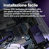 Crucial P310 SSD 1TB PCIe Gen4 NVMe M.2 2280, fino a 7.100 MB/s, Compatibile con Notebook, PC Desktop & Dispositivi Portatili da Gaming, Hard Disk Interno - CT1000P310SSD801 - 5