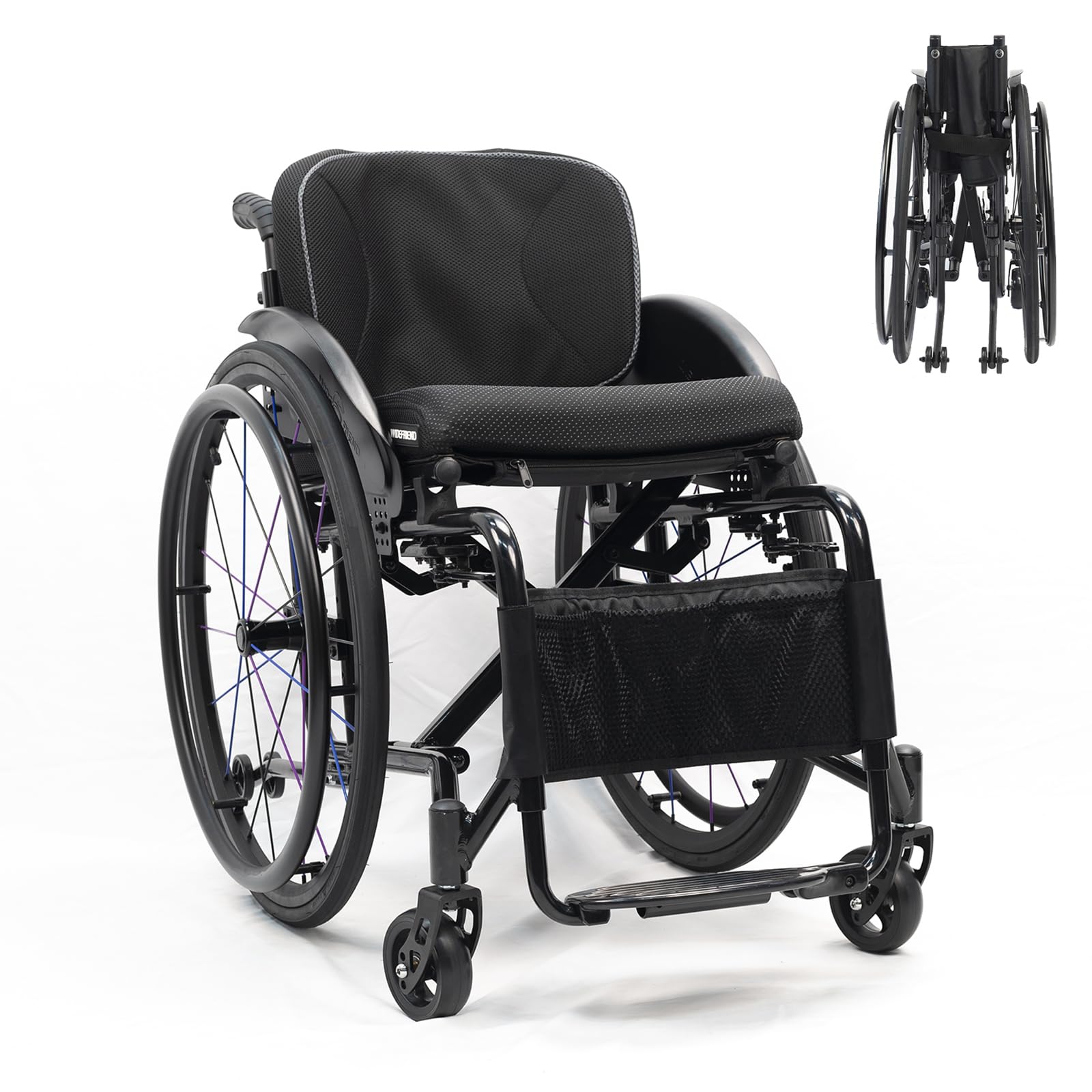 Sedia A Rotelle Leggera,sedia A Rotelle Sportiva Fuoristrada,sedie A Rotelle In Alluminio,sedia A Rotelle Pieghevole Sportiva Da Trasporto,sedie A Rotelle Manuali Semoventi,ruote Antiribaltamento(14.9