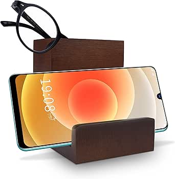 Amazon | K-Rae Evolution 眼鏡ホルダースタンド デュアルパーフェクト バンブーリーダー 眼鏡ホルダー 傷防止 滑り止め ...