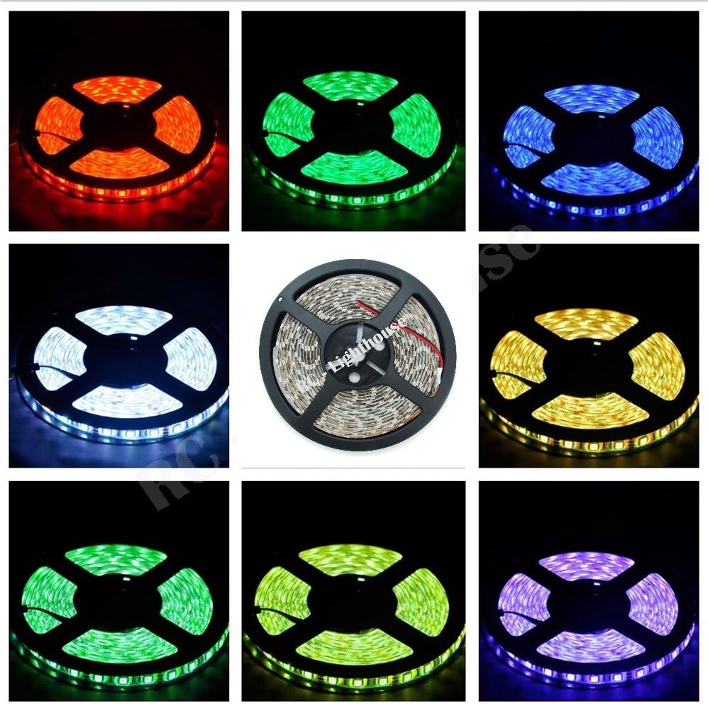 RV Awning Camper recreational vehicle Black Bluetooth Controller for RGB LED Lights 14' feet of LED Strips