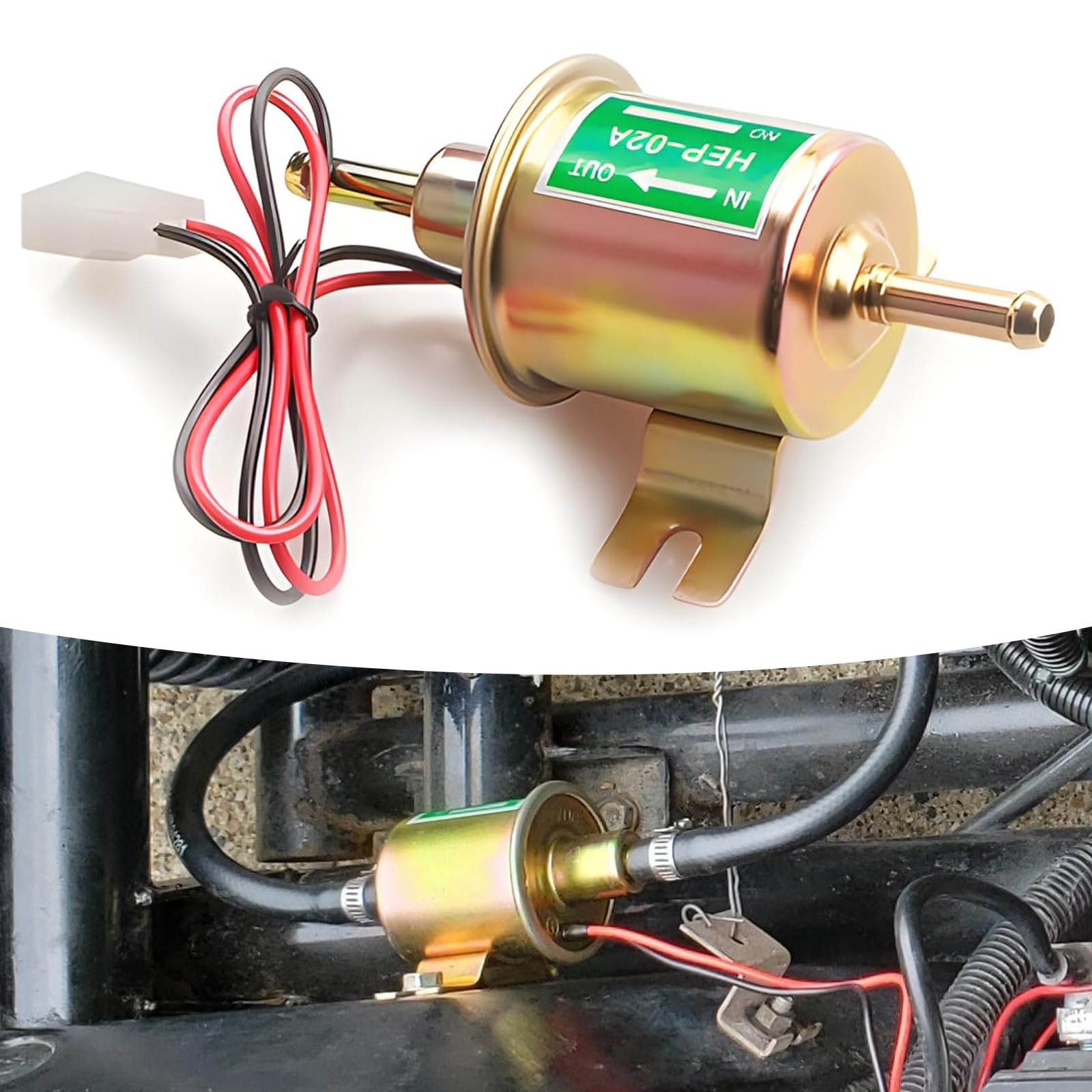 GlowShift 10 Color Digital Dual Pressure Gauge - Boost, Oil PSI