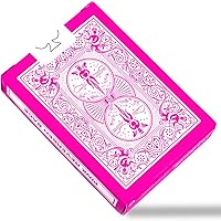 Vista 3 de Magic Makers Pink Bicycle Playing Cards Deck