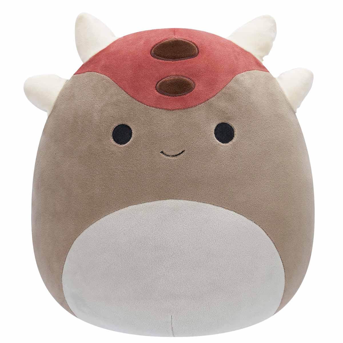 Squishmallows SQCR04091 Ainhoca the Tank Dino 19 cm Official Kelly Toys Plush Super Soft Cuddly Toy, Ainhoca the Panzerdino