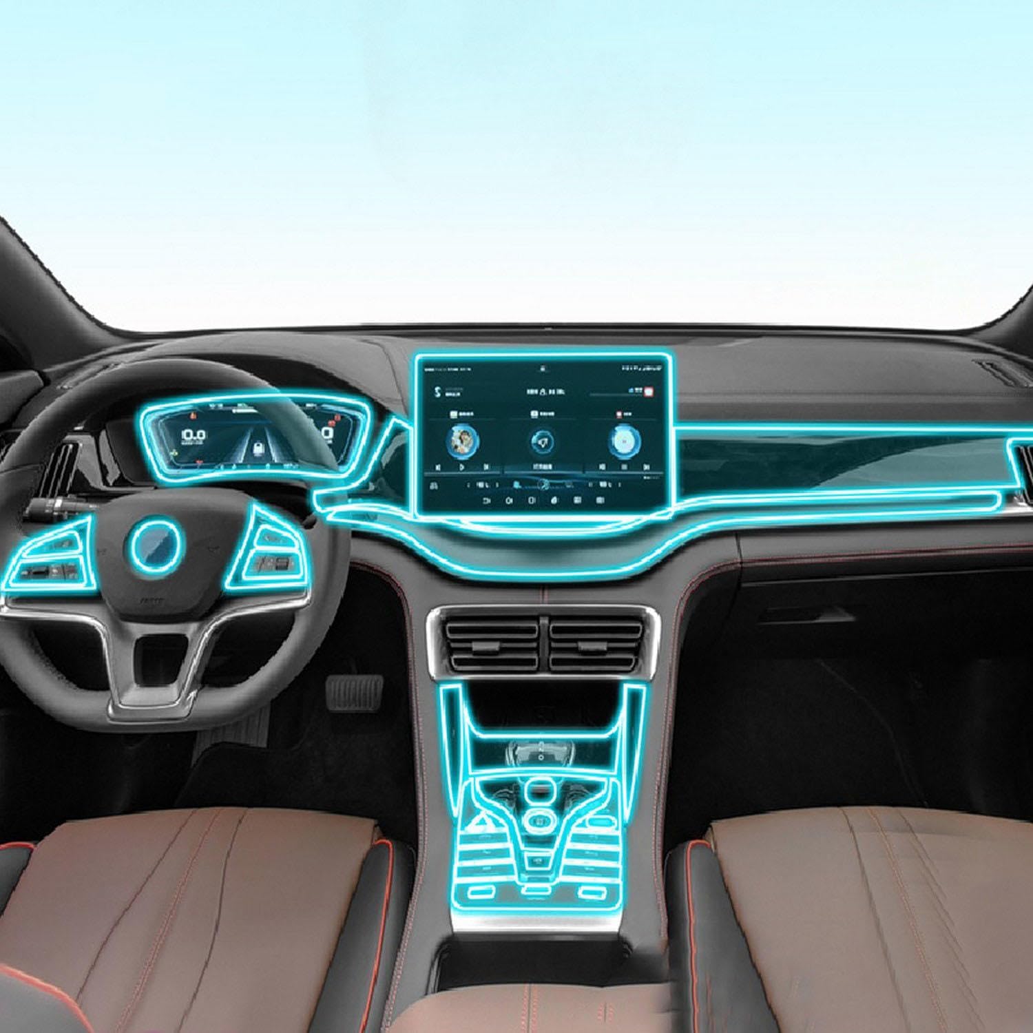 Film de protection TPU premium BYD Song Plus 2021-2023 éclat préservé