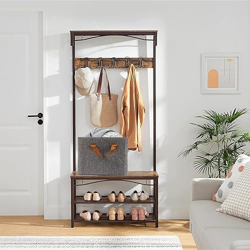 Miniatura 7 de SNWDN Paquete de 4 contenedores plegables de almacenamiento para armario para organizar con asas, contenedores de almacenamiento de ropa para