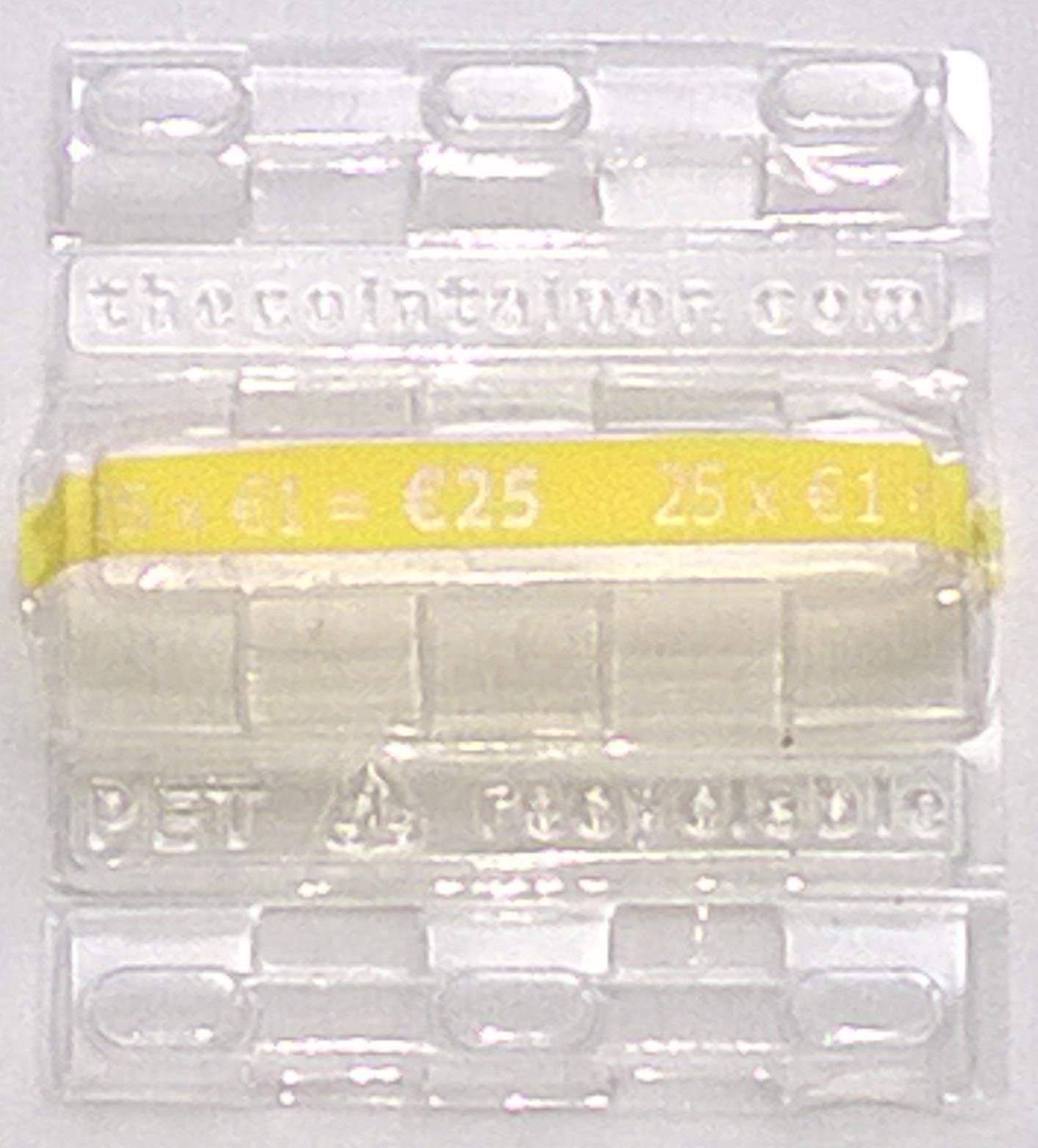 L250TC100 Pacchetto von 250 Münzhüllen für 1,00 Euro, 250 Stück pro Packung