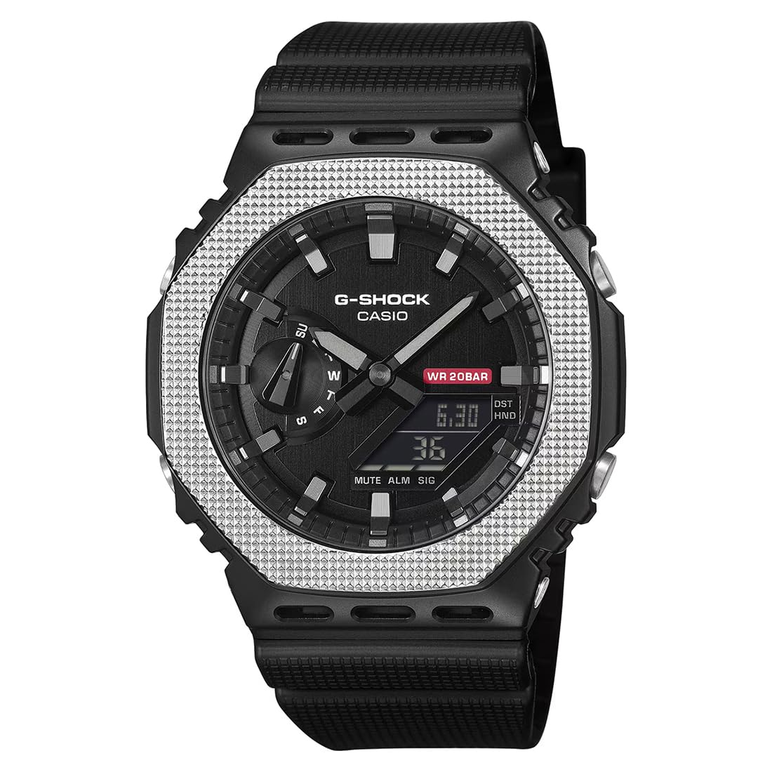 casio G-Shock GM-2100BM-1ADR Analog-Digital Black Watch Men (G1762)-picture-35