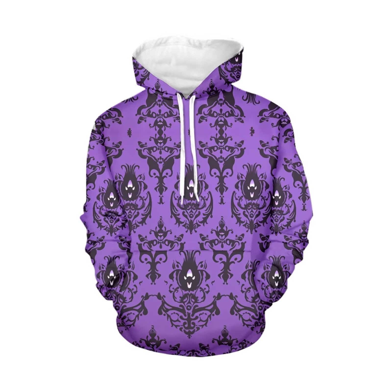 Pull à capuche avec cordon de serrage ajustables manches longues