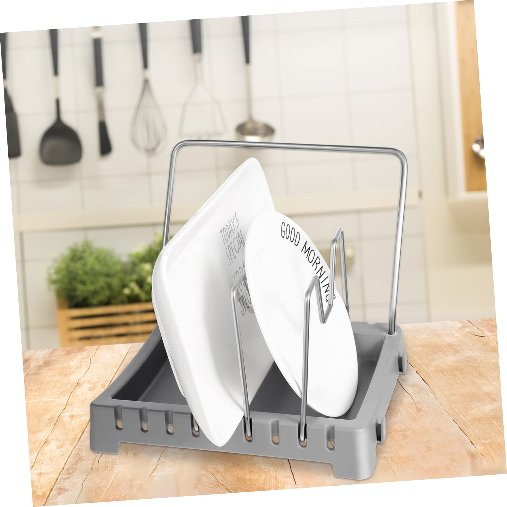 OUNONA 2 Stück Topfdeckel Organizer für Küche und Schublade