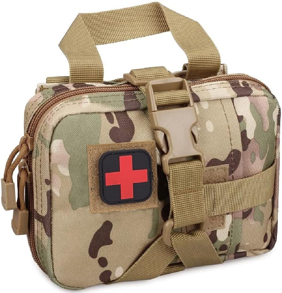 First Aid Kit Car, Tactical Emergency First Aid Bag, Empty, Camouflage, Tactical