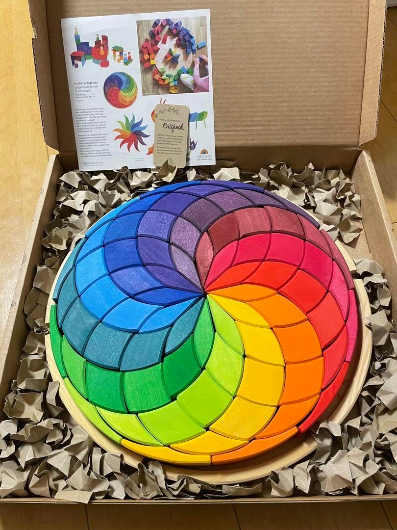 未使用 グリムス社 カラーサークルスパイラル マンダラ 大 正規品