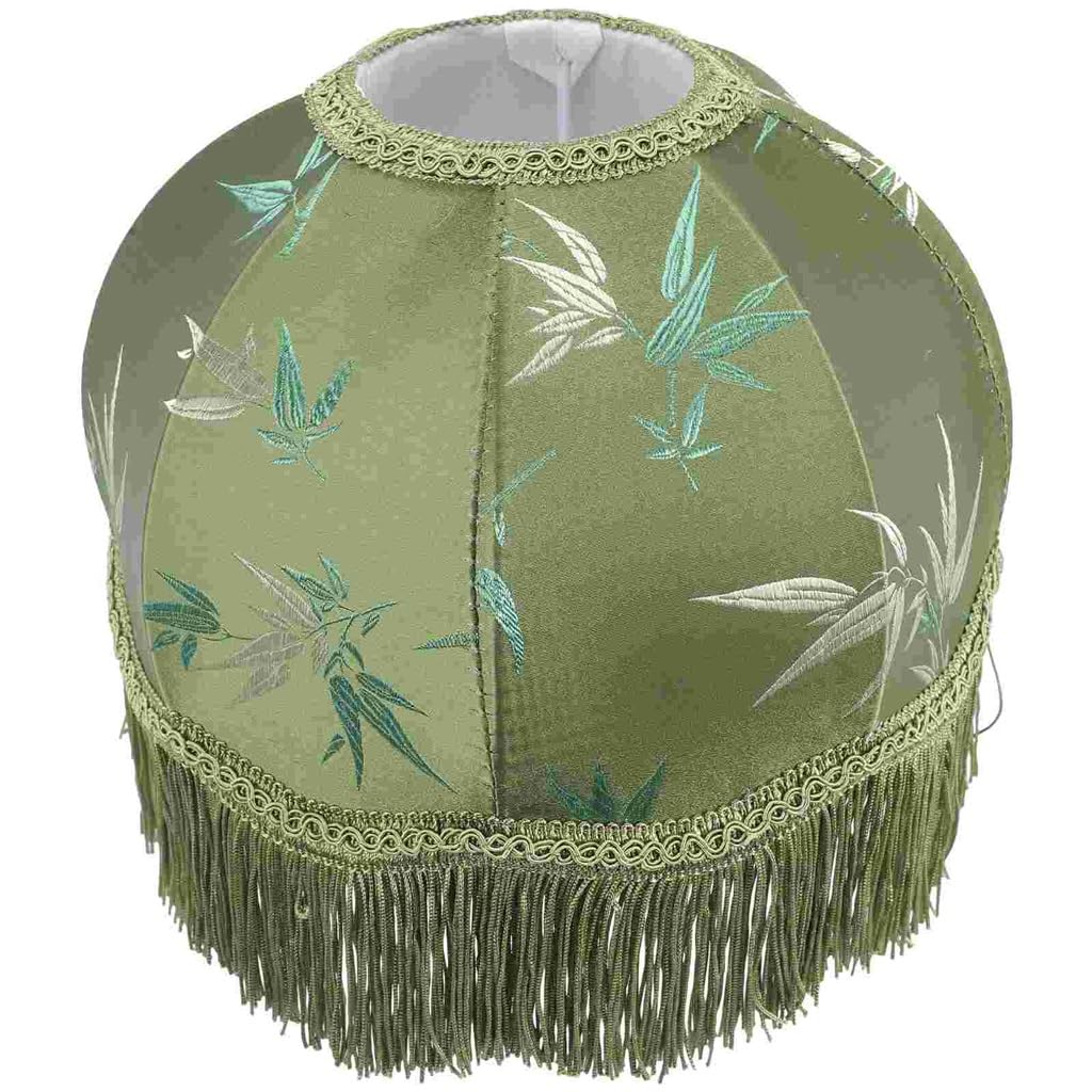 CWCQGH Small Lampshade Fringe Vintage Lamp Shade Embroidery E27 Wall Light Shade Art Home Deco