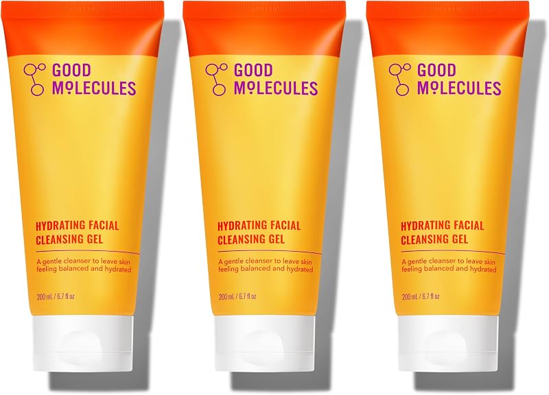 Hydrating Facial Cleansing Gel, Gentle Face Wash, Pack of 3 | Gentle daily face wash that removes impurities without stripping skin. Boosts hydration. All skin types.