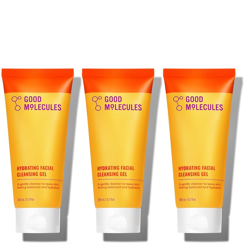 Gel de limpeza facial Good Molecules, Pacote com 3