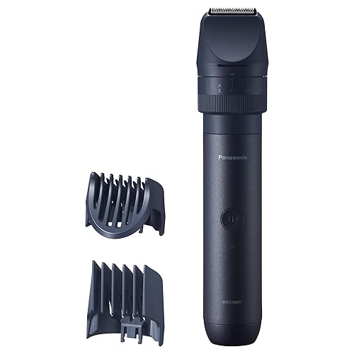 Panasonic Recortadora eléctrica multiforma para barba y cabello, 39 longitudes de corte ajustables y sistema avanzado de cuchillas, cortadora