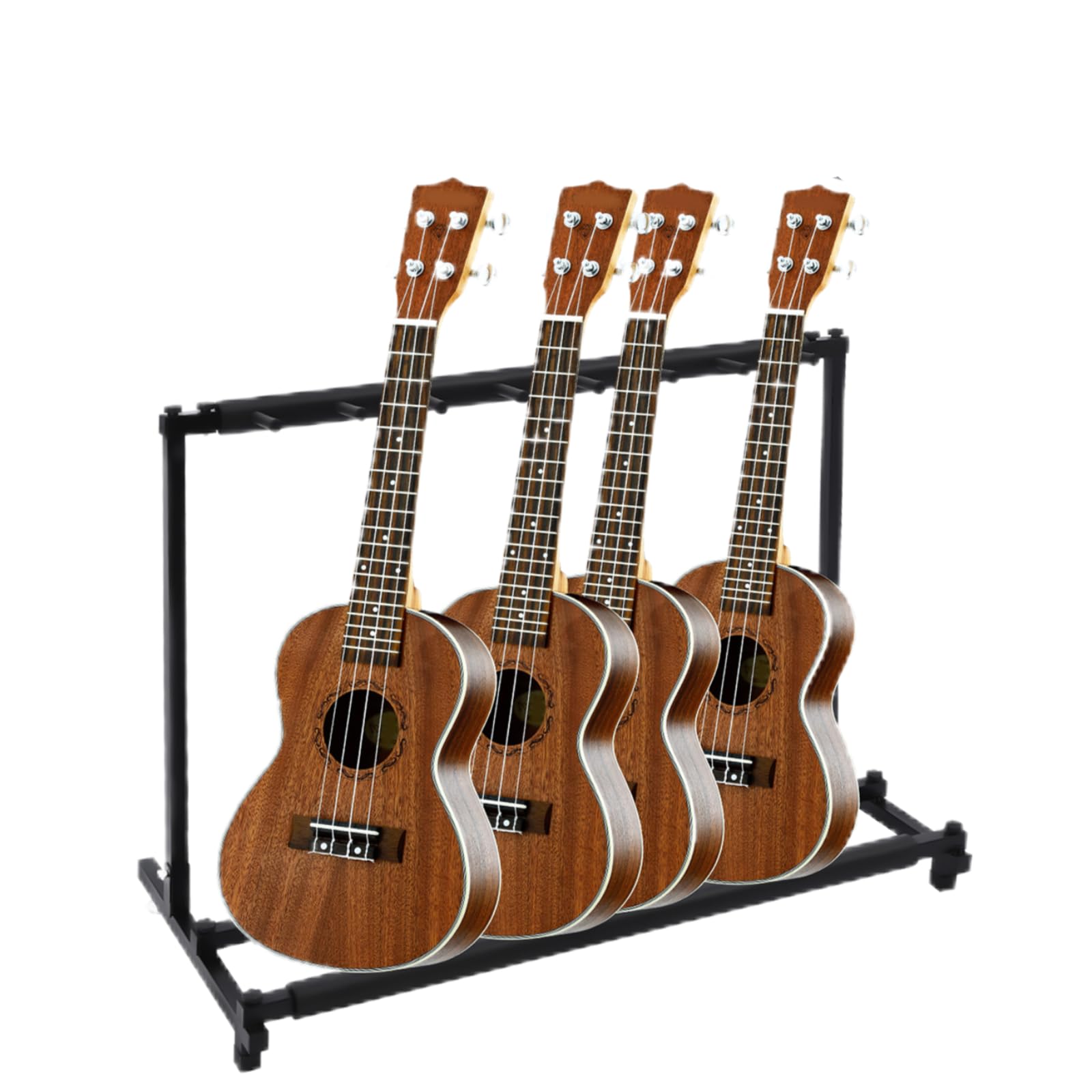 Supporto per chitarra a 7 scomparti, per chitarra elettrica, basso, chitarra acustica, strumenti a corda