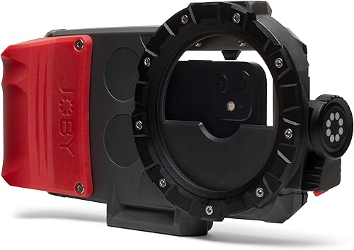 JOBY SeaPal, Funda impermeable para smartphone de hasta 32.8 ft33 pies, para acción subacuática, creación de contenido, videografía, fotografía,