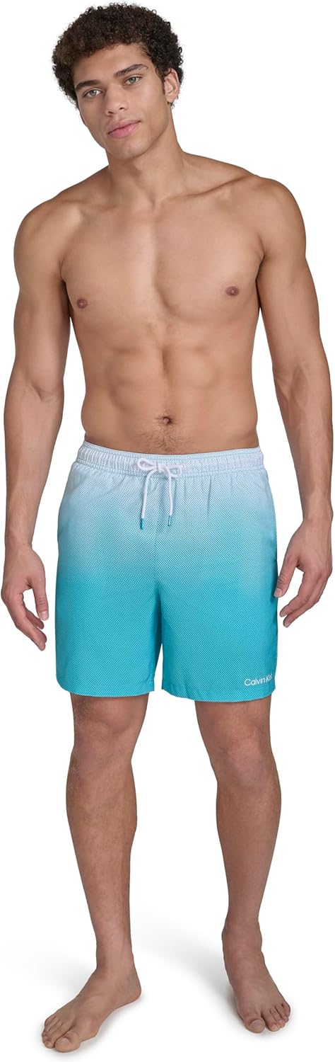 Calvin Klein Mens Volley Quick Dry Lightweight Swim Trunk - Image 2