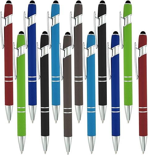 Miniatura 4 de Bolígrafo 2 en 1 para pantallas táctiles, compatible con iPad, iPhone, Android, bolígrafos universales para tabletas, bolígrafos multiusos, paquete