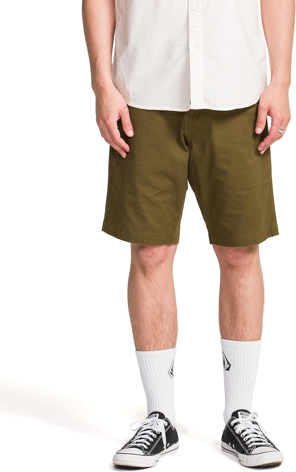 Volcom Men's Road Trip Stretch Twill 20" Chino Short