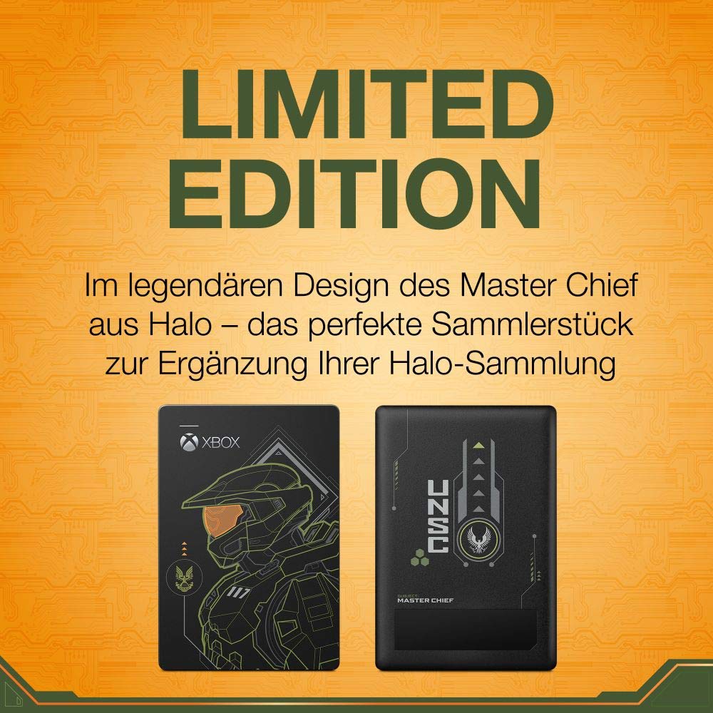 Seagate Game Drive Xbox Halo Edition 2TB tragbare externe