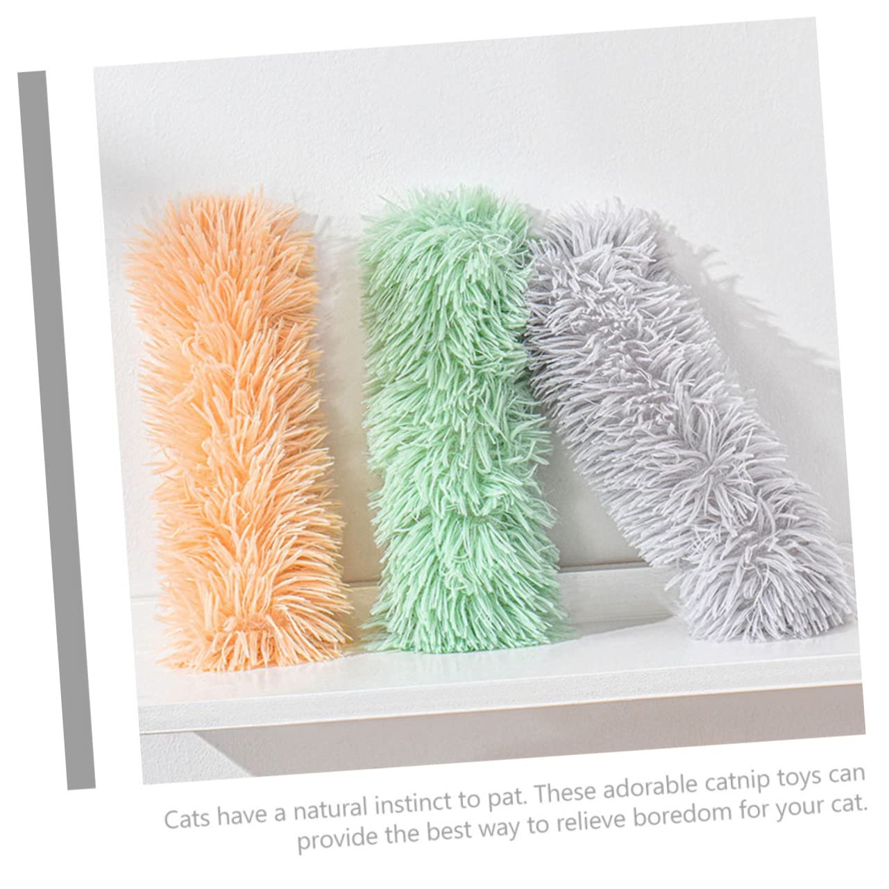 DOITOOL 9 Piezas Juguete de gatera Juguetes para Masticar Hueso de Juguete Peluche Juguetes para Gatos Regalo para Mascotas Relleno Suministros de Mascotas Producto