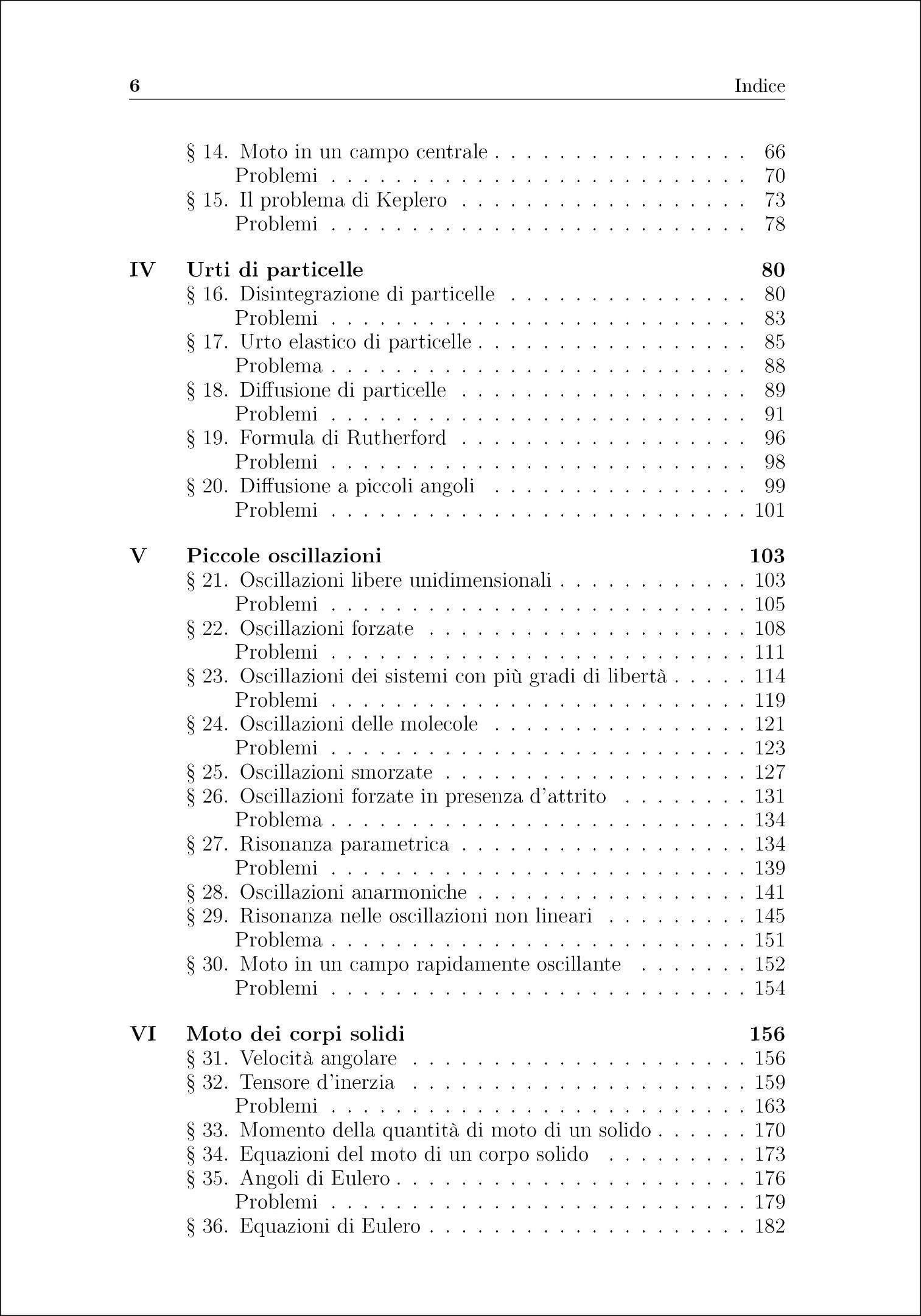 Fisica Teorica 1. Meccanica