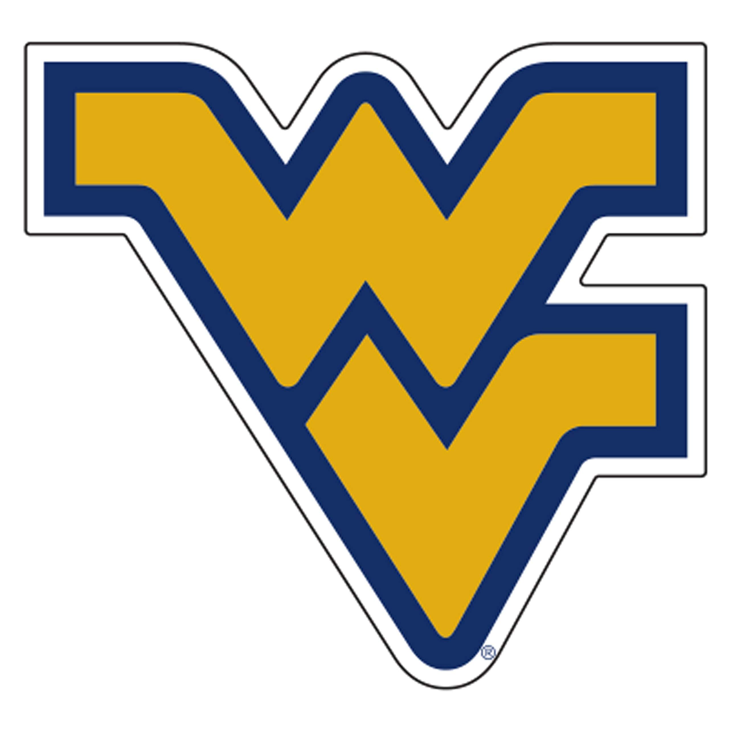 West Virginia Magnet (GLD/BLU WV MAGNET (4''6''12''), 12 in)