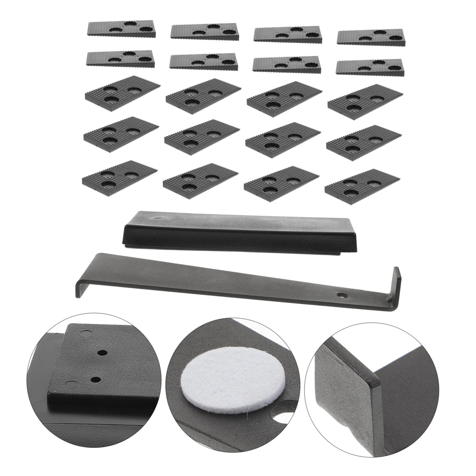 Kit Outils Pour Sols Stratifiés Avec Barre De Traction Bloc De Frappe Et Entretoises Pour Pose De Parquet Et Sols Vinyle