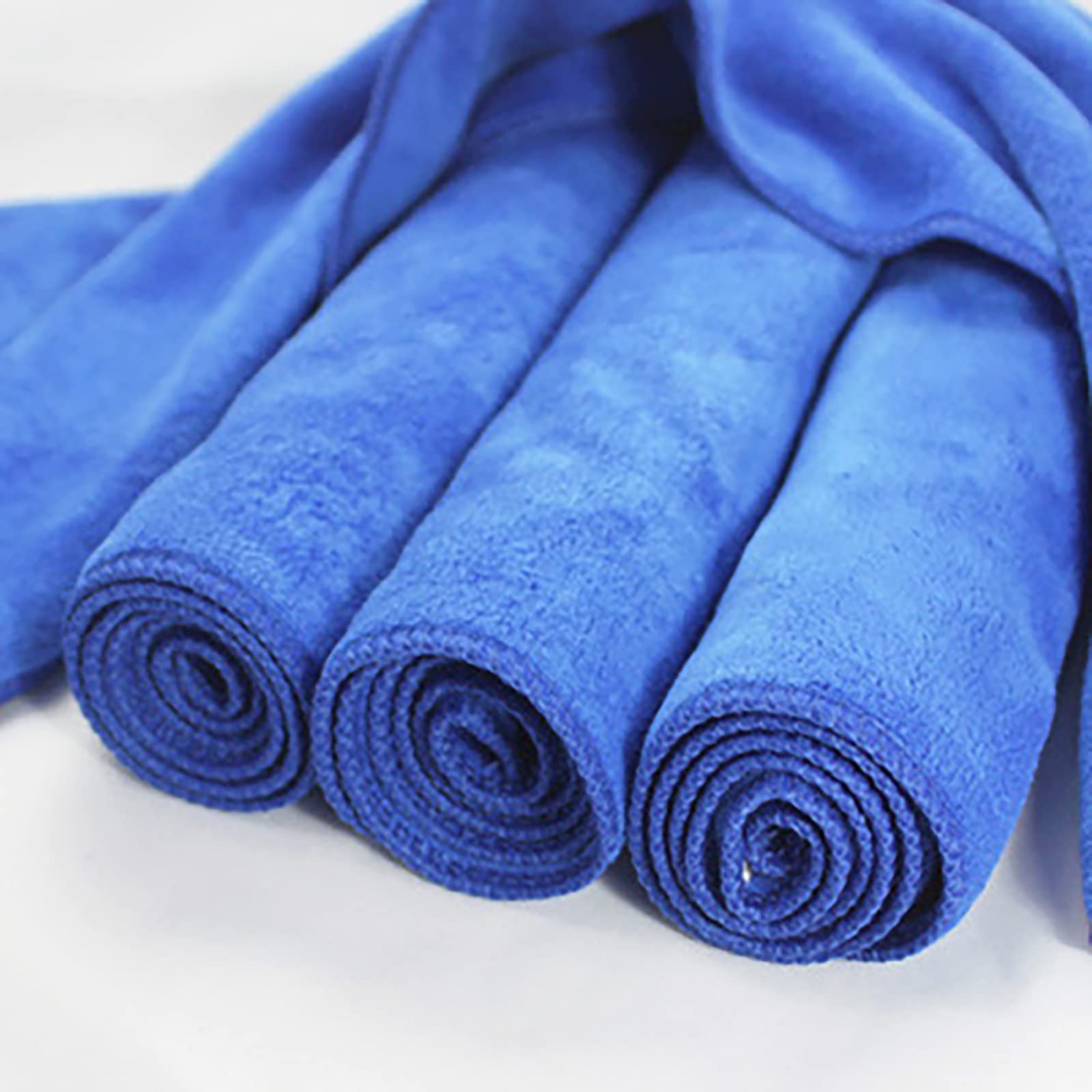 🧼 PAQUETE DE 5 TOALLAS DE MICROFIBRA PARA COCHE – Secado Y Pulido Super Absorbente (Reutilizables)